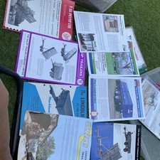 Vintage trailer brochures for sale  HITCHIN