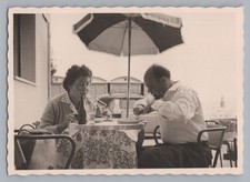Alassio Italien 1957 - Pizzaria Wein Essen - Altes Foto 1950er comprar usado  Enviando para Brazil