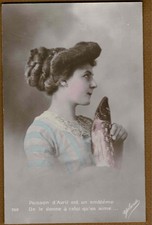 Carte photo fantaisie d'occasion  Attigny
