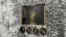 Dekoratives schwarz goldenes gebraucht kaufen  Günzburg