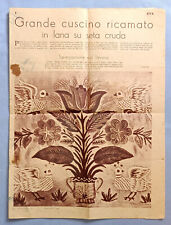 Schema cuscino ricamato usato  Verona