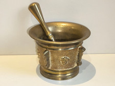 Antique brass mortar for sale  HOUNSLOW