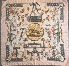 Hermes carre pink d'occasion  Expédié en Belgium