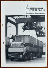 Prospekt 1977 magirus gebraucht kaufen  Gerlingen