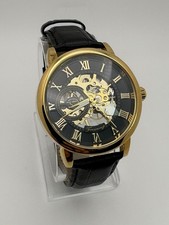 Usado, Forsining relógio masculino automático de corda automática esqueleto tom dourado W66OH 42mm novo comprar usado Usado, Forsining relógio masculino automático de corda automática esqueleto tom dourado W66OH 42mm novo comprar usado  Enviando para Brazil