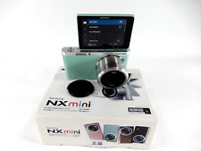 [Muito Bom] Câmera Inteligente Digital Samsung NX Mini 20.5MP 9-27mm Lente WiFi NFC #46 comprar usado  Enviando para Brazil