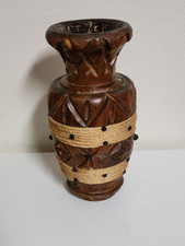 Vase bois sculpté d'occasion  La Roche-sur-Yon
