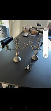 Lot chandeliers etain d'occasion  Colembert
