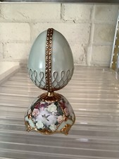 Porcelain musical egg for sale  PETERSFIELD
