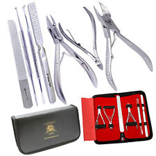 Conjunto de cortadores Clipper Nipper podólogo manicure de unhas pedicure 7 peças + estojo de armazenamento comprar usado  Enviando para Brazil
