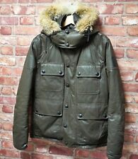 Belstaff Goose Down Prawdziwe futro Woskowana bawełniana kurtka Grenlandia Pantera Lotnik na sprzedaż  PL