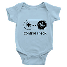 Macacão infantil bebê costela roupa chuveiro presente controle Freak SNES jogos retrô comprar usado  Enviando para Brazil