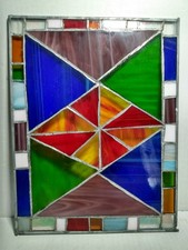 Vintage leaded stained for sale  Hampton