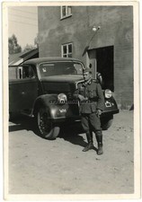 Orig. Foto Soldat mit Opel Blitz Lkw comprar usado  Enviando para Brazil