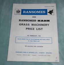 Rare vintage ransomes for sale  ILMINSTER