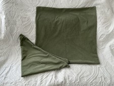 Velvet green cushion for sale  CHESTER