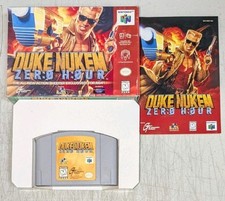 Duke Nukem-Zero Hour (N64 Nintendo 64) CIB Completo com Manual - Testado comprar usado  Enviando para Brazil