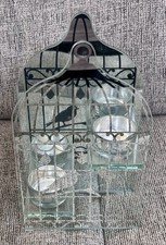 Glass birdcage candle for sale  CHICHESTER