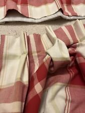 Pair red gingham for sale  WORCESTER