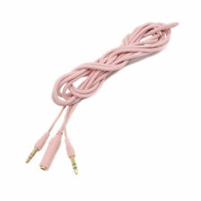Adaptador PC divisor de cabo original Razer Electra V2 extensão 3,5 mm rosa, usado comprar usado  Enviando para Brazil