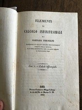Elementi calcolo infinitesimal usato Elementi calcolo infinitesimal usato  Cagliari