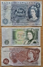Banknotes 1 10 for sale  HASSOCKS