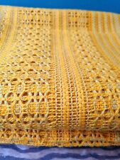 Mid-Century Mesh Curtain, Loose Curtain Orange Sweden, Open Weave Fabric 70s comprar usado  Enviando para Brazil