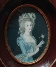 Peinture miniature portrait d'occasion  Besançon