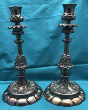 Silverplated candlesticks roge for sale  Goffstown