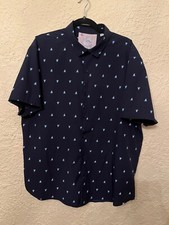 Usado, Camisa masculina Essex Crossing manga curta tamanho XL veleiros azul marinho stretch comprar usado  Enviando para Brazil