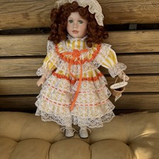 Vintage porcelain doll for sale  ROMFORD
