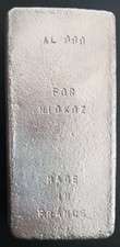 Lingot De 1 Kg Aluminium Pure 999.9 De Fabrication Artisanale comprar usado  Enviando para Brazil
