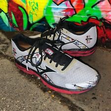 Tênis de corrida atlético Mizuno Wave Inspire 10 branco e vermelho masculino tamanho 9 EUA comprar usado  Enviando para Brazil