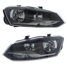 Usado, Faróis VW Polo Mk5 6R 2009-2015 faróis refletores duplos 1 par esquerda e direita comprar usado  Enviando para Brazil