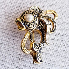 Vintage damascene fish for sale  Bowling Green