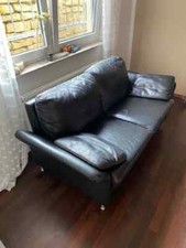 Couch zweisitzer schwarz gebraucht kaufen  Kürten
