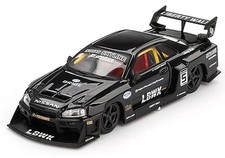 Używany, NISSAN Skyline GT-R - LB-ER34 Sylwetka - czarny - Mini GT 1:64 na sprzedaż  Wysyłka do Poland