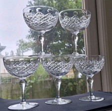 Set vintage crystal for sale  LEICESTER