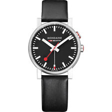Usado, Relógio de quartzo masculino Mondaine Evo alarme 40 mm aço mostrador preto A468.30352.14SBB comprar usado  Enviando para Brazil