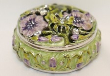 Jeweled round trinket for sale  Clermont