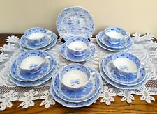 Victorian blue chinoiserie for sale  DONCASTER