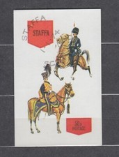Staffa Szkocja 1974  Lekka Brygada  50 p  minisheet VFU znaczek niemontowany na sprzedaż  PL