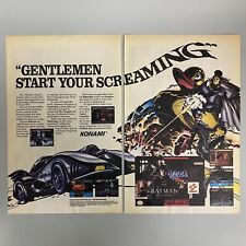 SUPER NINTENDO BATMAN RETORNA VIDEOGAME SNES FAMICOM 1993 VINTAGE ANÚNCIO RETRÔ comprar usado  Enviando para Brazil