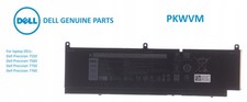 Używany, Bateria DELL Precision 7550 7560 7750 7760 MODEL: PKWVM na sprzedaż  PL