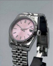 SilverTone MonoView | 40 mm | Pink Dial | Fluted Bezel | 5-Row Link | Auto comprar usado SilverTone MonoView | 40 mm | Pink Dial | Fluted Bezel | 5-Row Link | Auto comprar usado  Enviando para Brazil