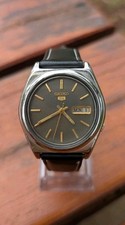 Usado, Relógio masculino automático Seiko 5 original 21 joias com caixa grande 37,5 mm  comprar usado  Enviando para Brazil