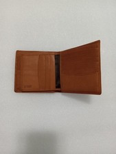 Carteira Hartmann Couro Bifold Cartão Bolso Cor Marrom Artigos de Moda Masculina Estado Perfeito.  comprar usado  Enviando para Brazil
