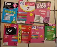 Livre svt mathematiques d'occasion  Fos-sur-Mer