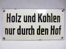 Emailschild warnschild 30er gebraucht kaufen  Straubing