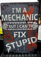 Metal sign mechanic for sale  Houston